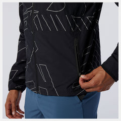 Black Reflective Accelerate Protect Jacket / New Balance Men