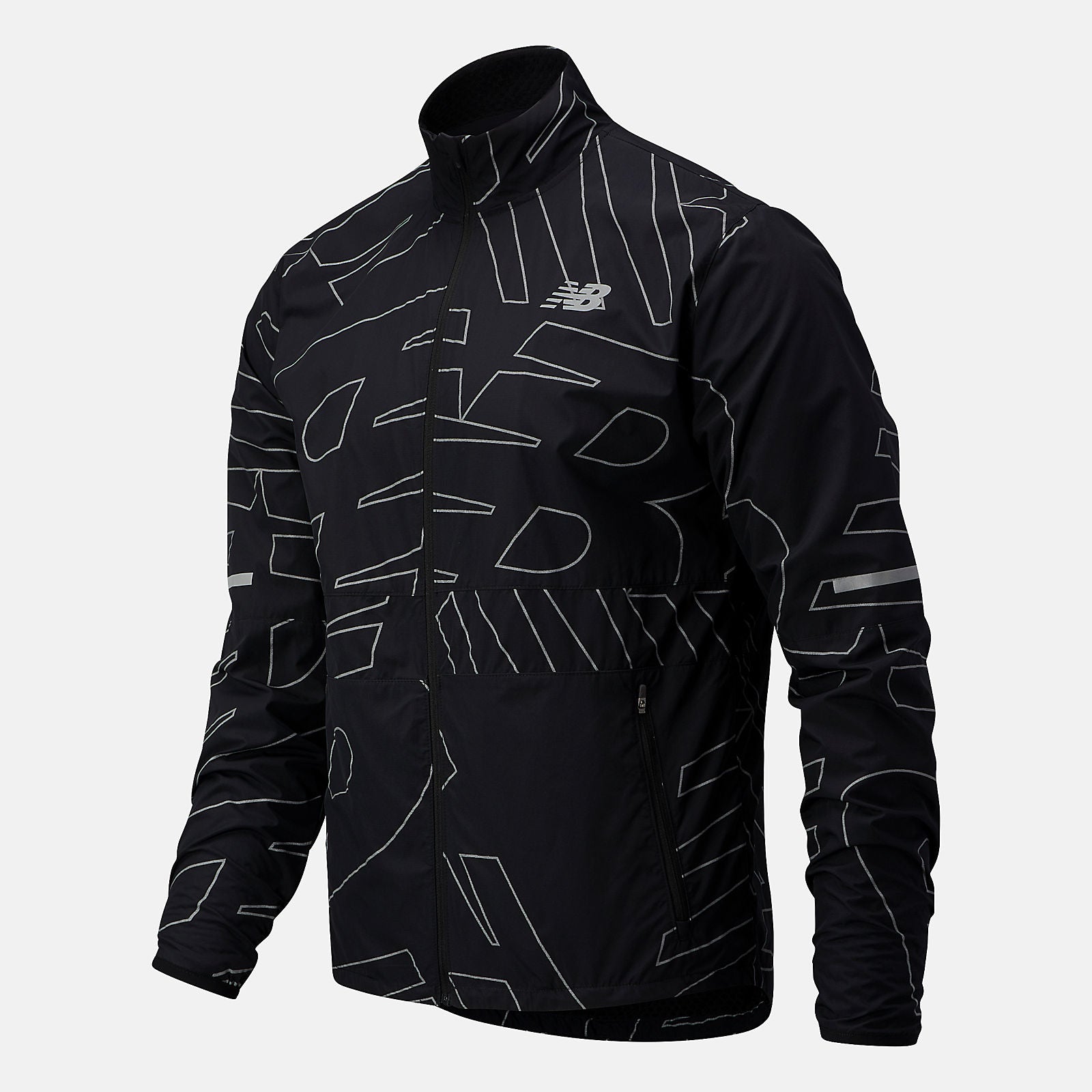 Black Reflective Accelerate Protect Jacket / New Balance Men