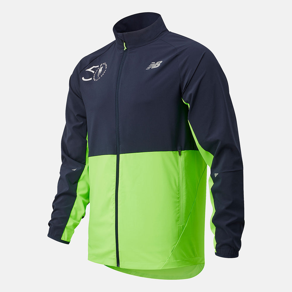 Energy Lime NYC Marathon Impact Run Jacket / New Balance Men