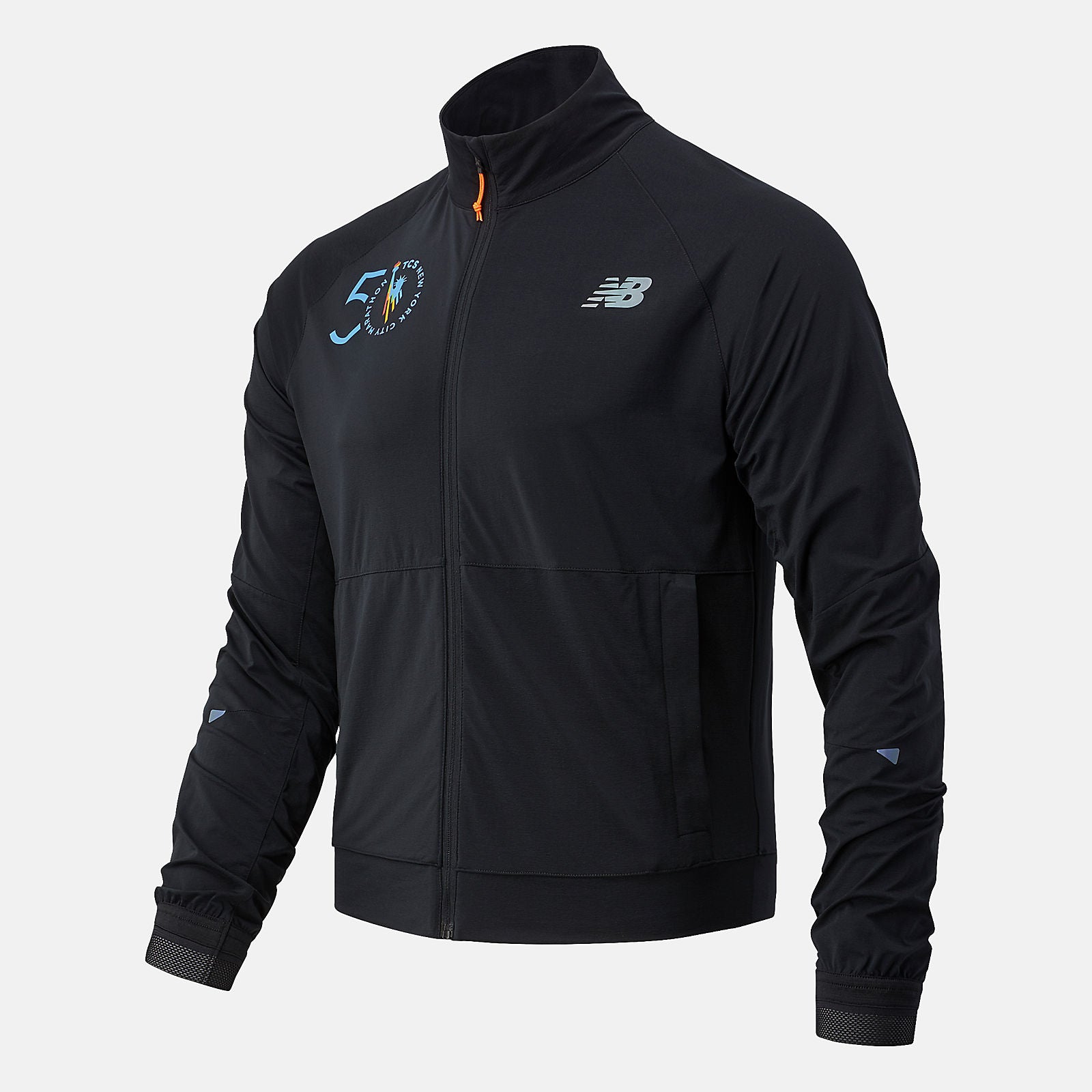 Black NYC Marathon Q Speed Fuel Jacket / New Balance Men