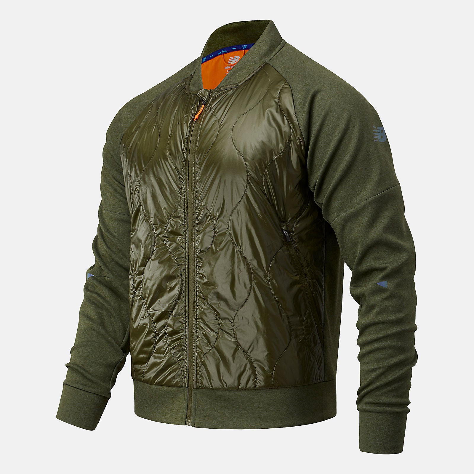 Oak Leaf Green NYC Marathon Q Speed Heat Jacket / New Balance Men