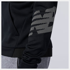 Black Tenacity Fleece Full Zip Hoodie / New Balance Men