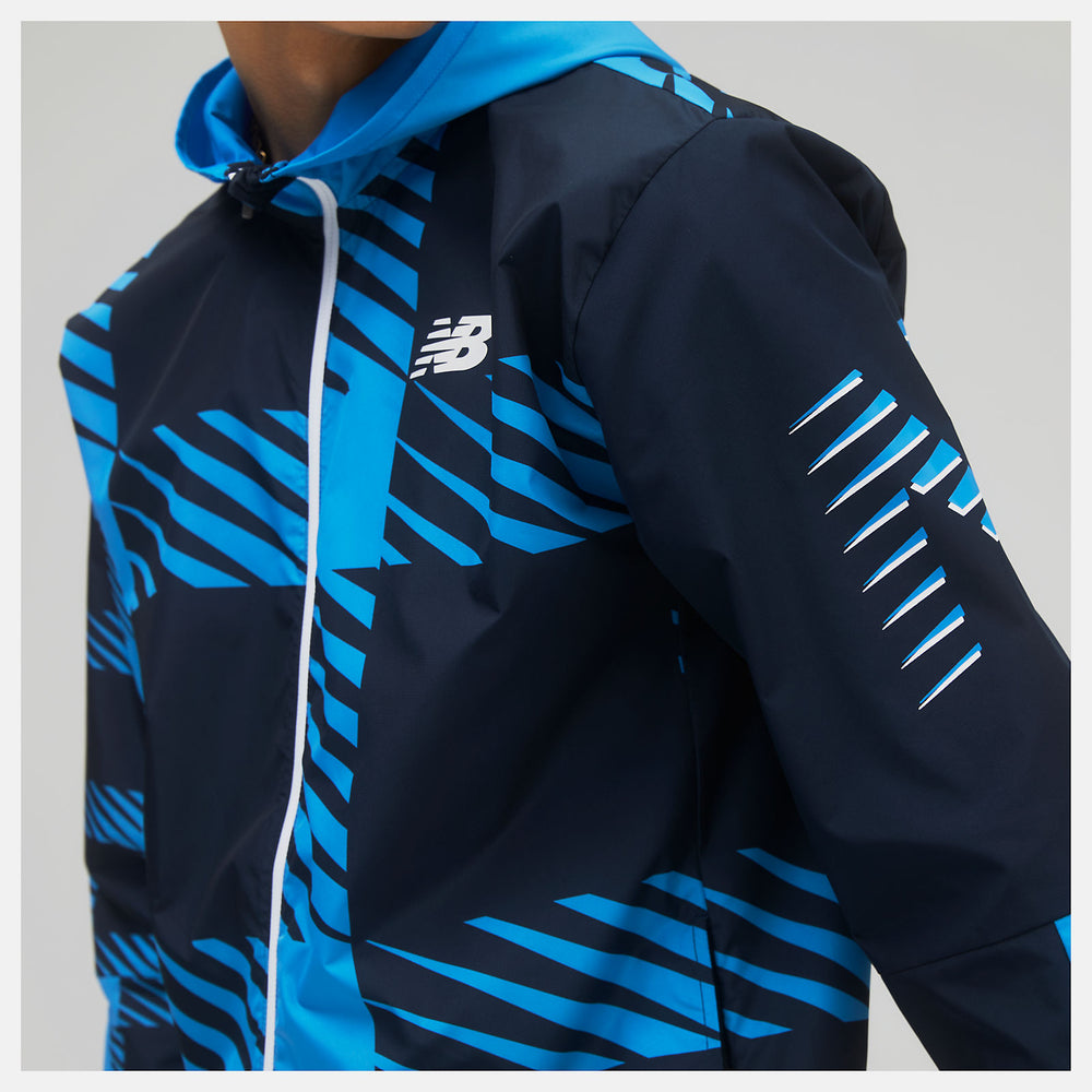 Helium Printed Fast Flight Jacket / New Balance Men