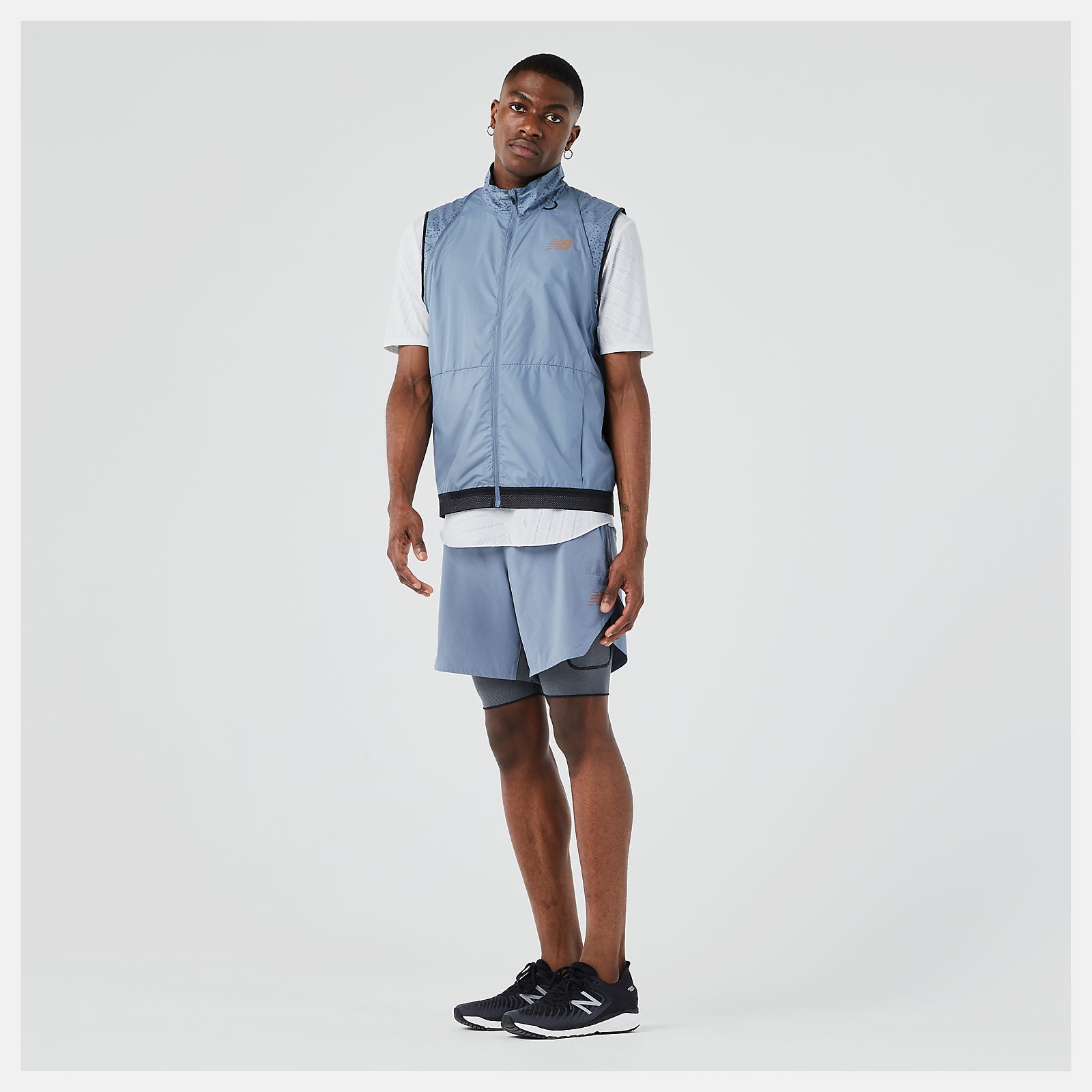 Ocean Grey PMV Portable Jacket / New Balance Men