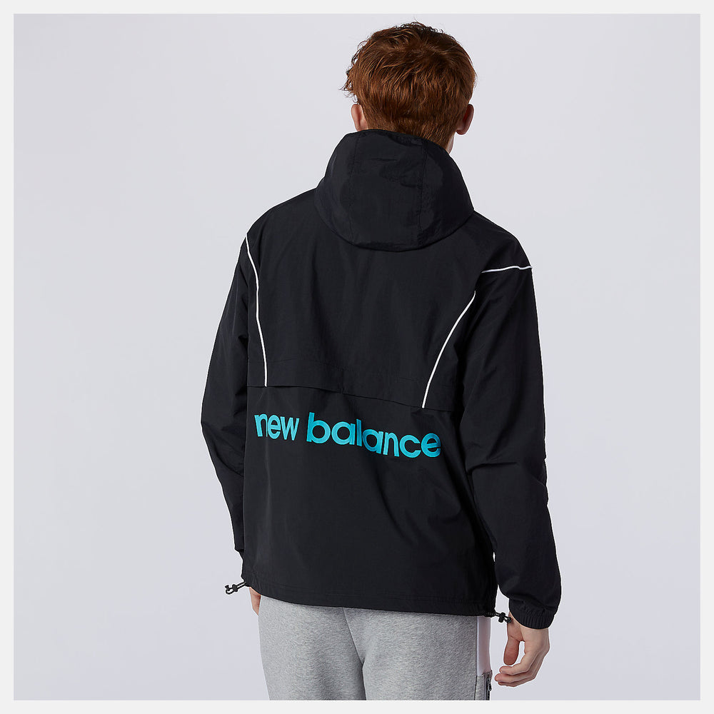 Black NB Athletics Windbreaker / New Balance Men