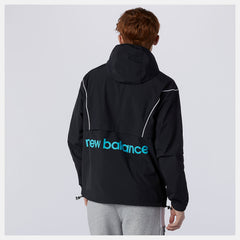 Black NB Athletics Windbreaker / New Balance Men