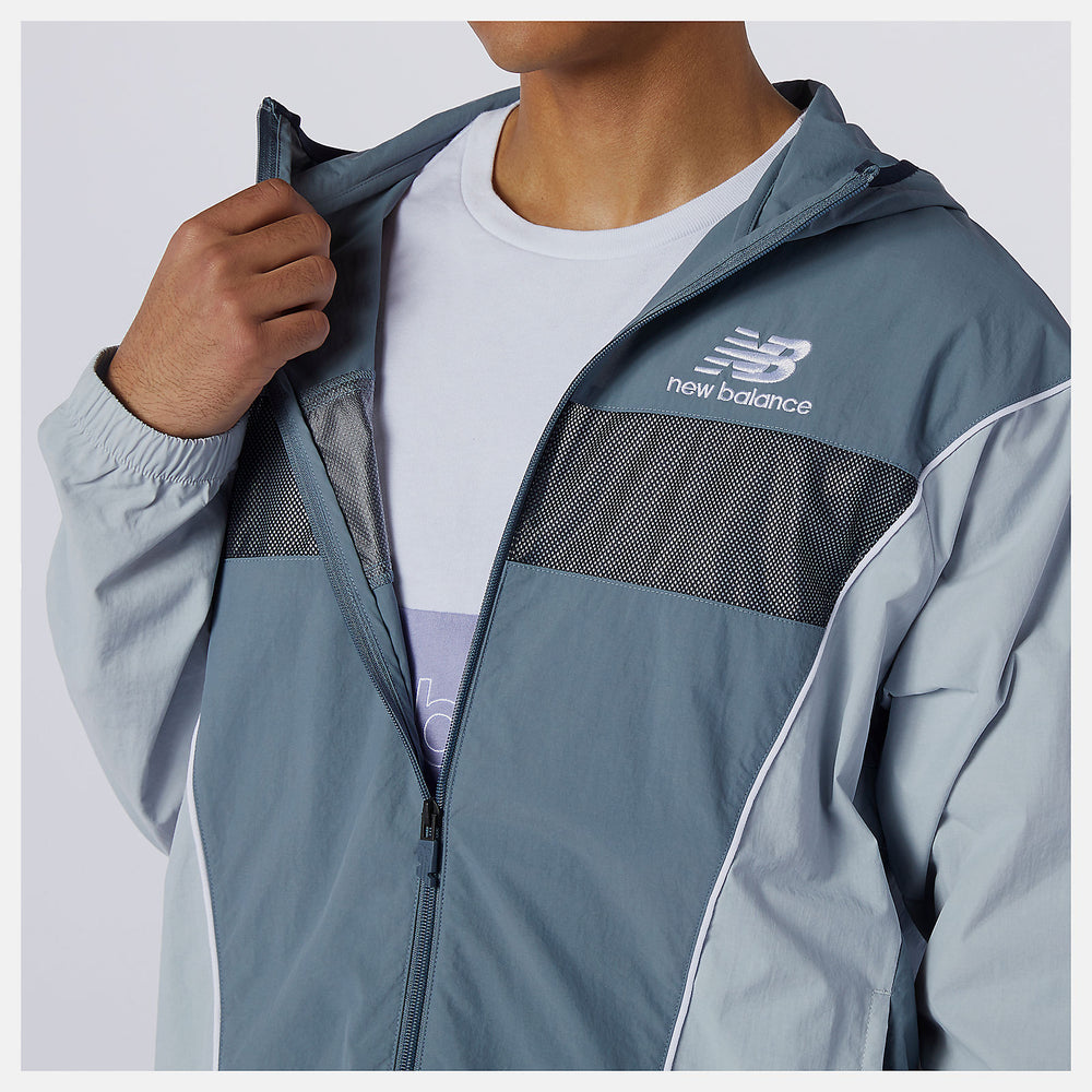 Grey NB Athletics Windbreaker / New Balance Men