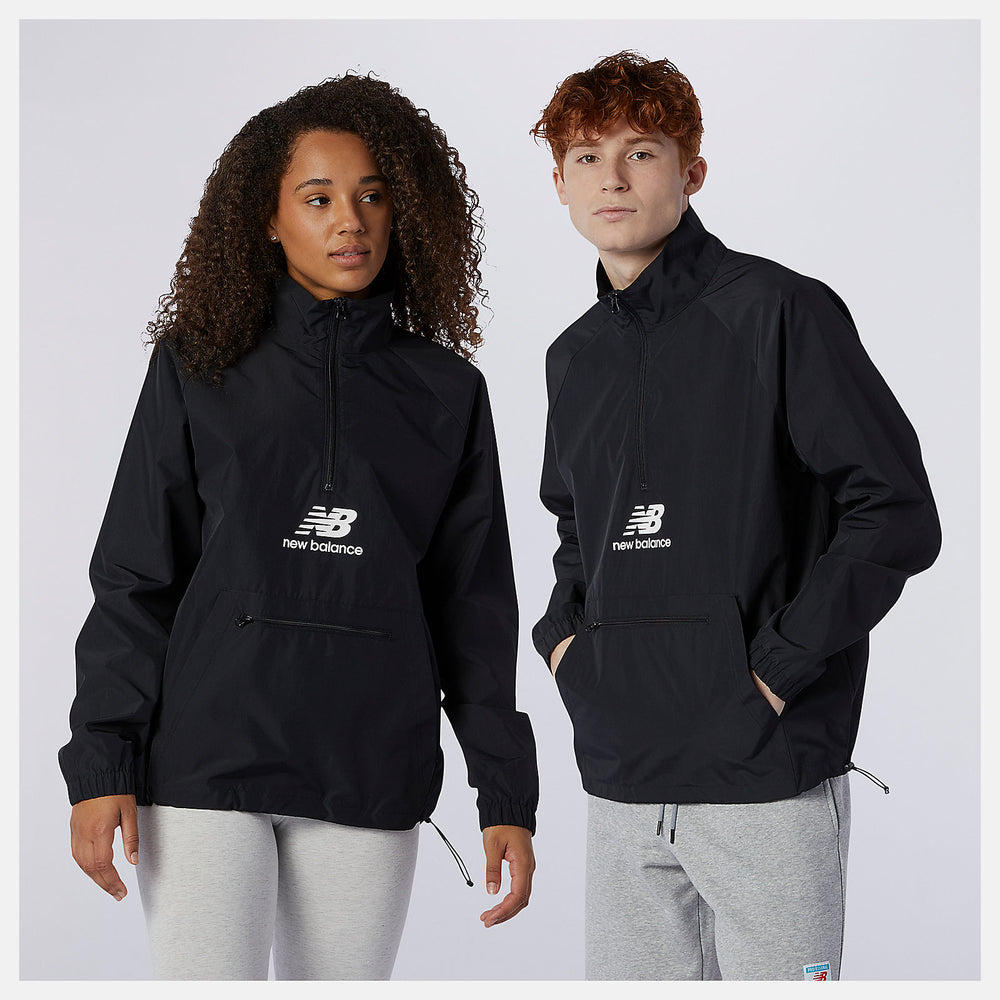Black NB Essential Anorak / New Balance Women|Men