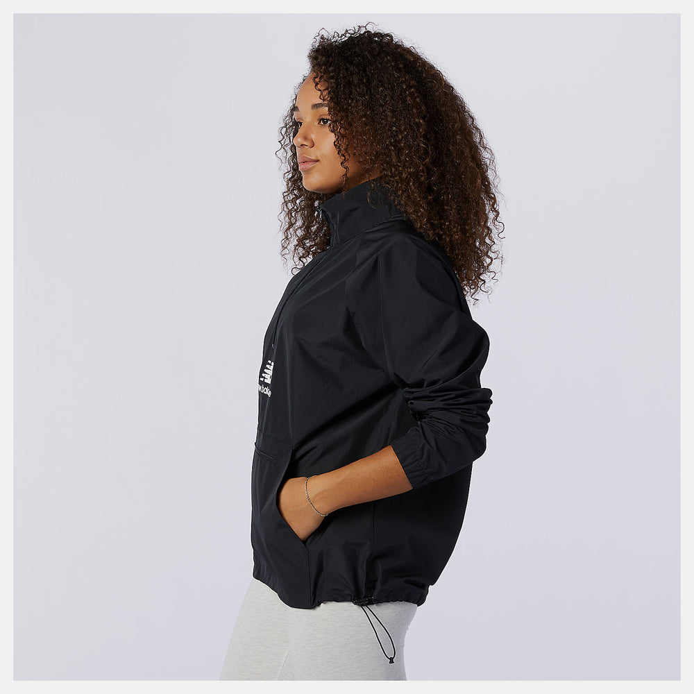 Black NB Essential Anorak / New Balance Women|Men