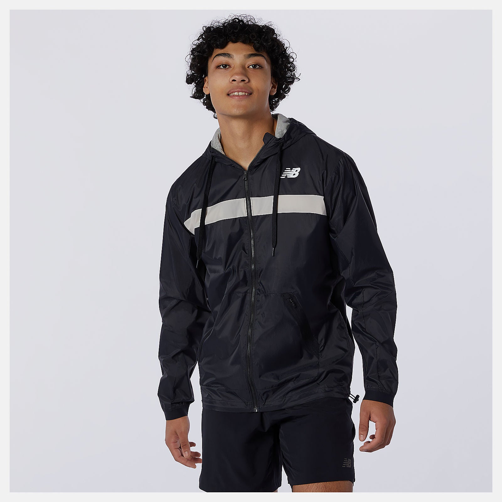 Black R.W.T. Lightweight Woven Jacket / New Balance Men
