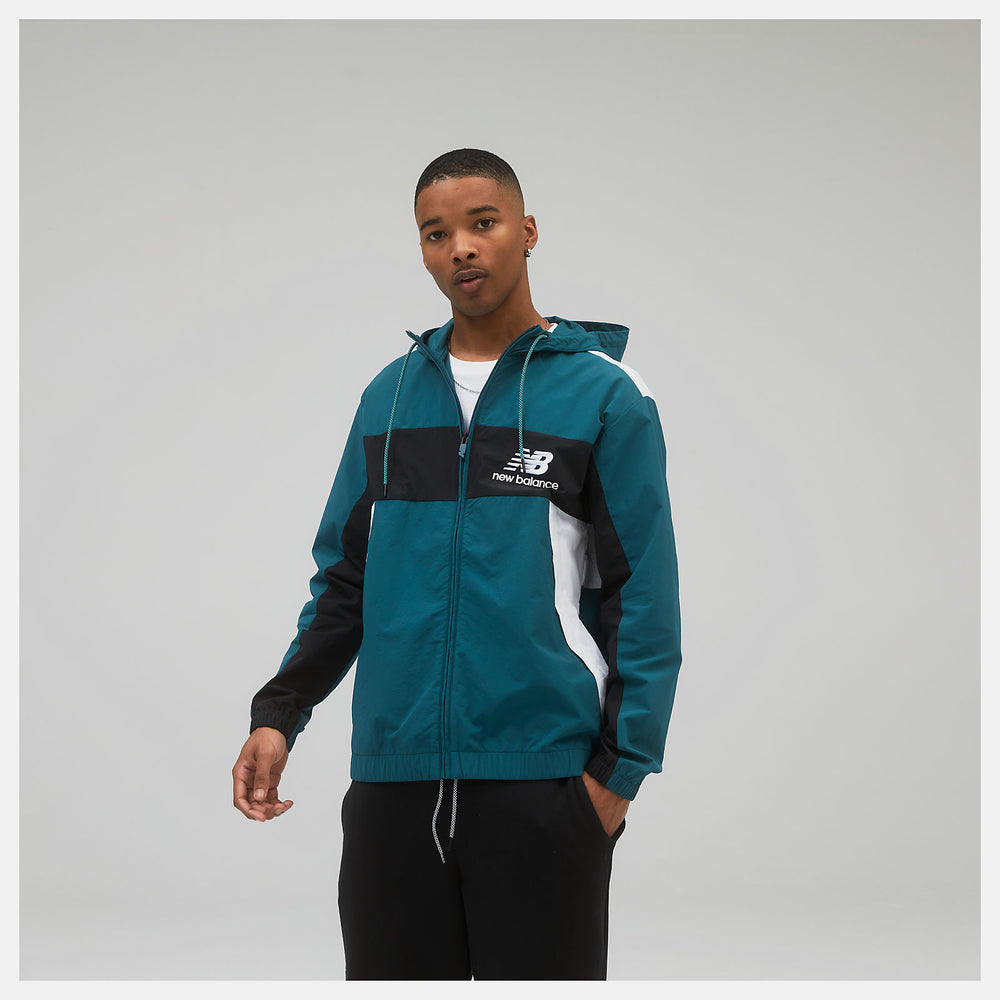 Teal NB Athletics Higher Learning Windbreaker / New Balance Men