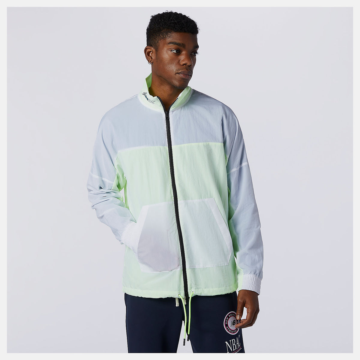 Bleached Lime Glo NB Essentials NBX Jacket / New Balance Men