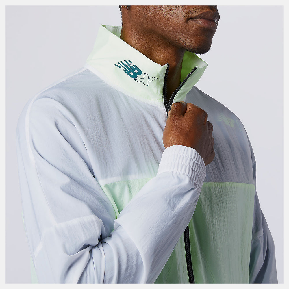 Bleached Lime Glo NB Essentials NBX Jacket / New Balance Men