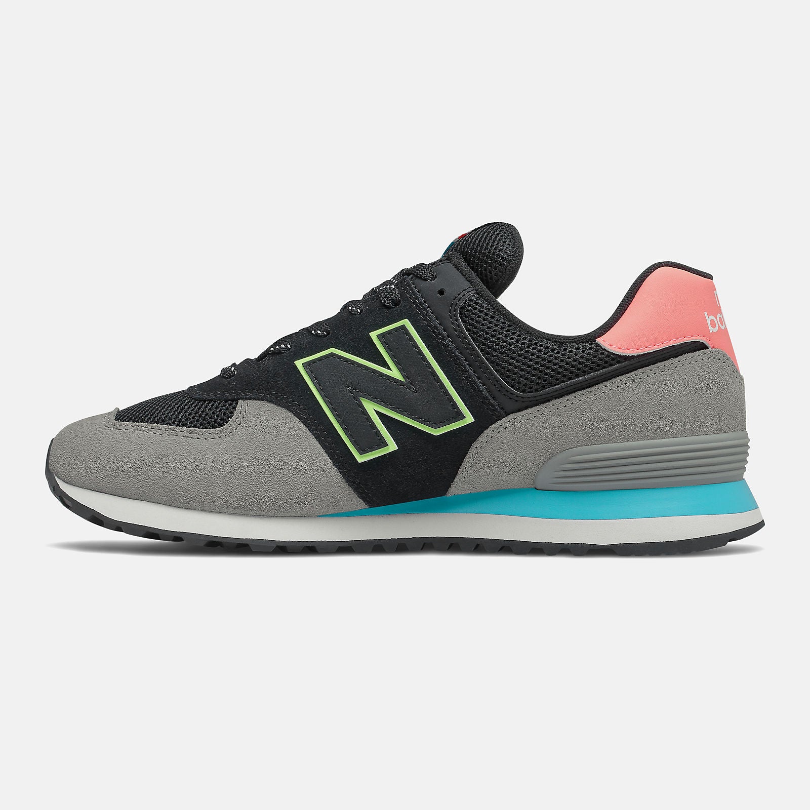 Black/Paradise Pink 574 / New Balance Men