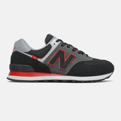 Black/Velocity Red 574 / New Balance Men