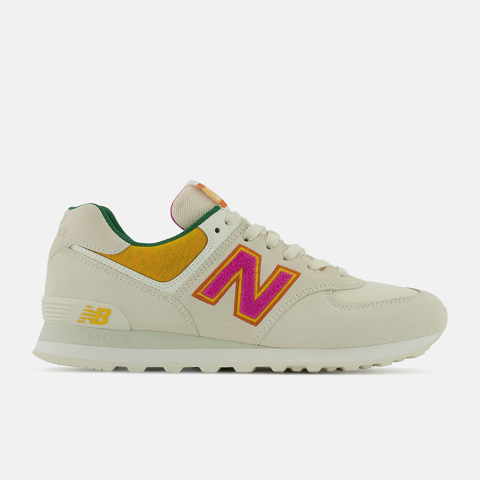Cream/Pink 574 / New Balance Men
