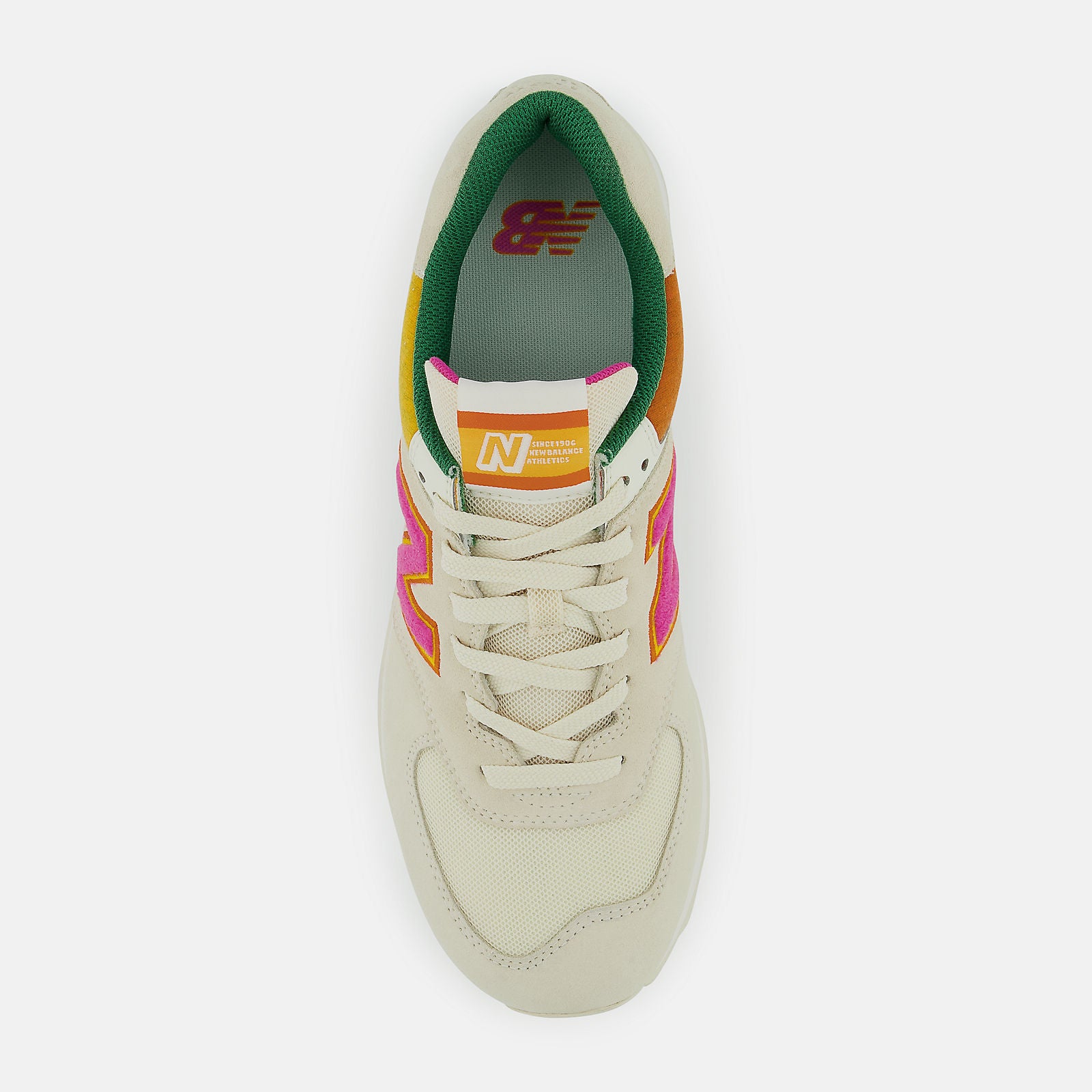 Cream/Pink 574 / New Balance Men