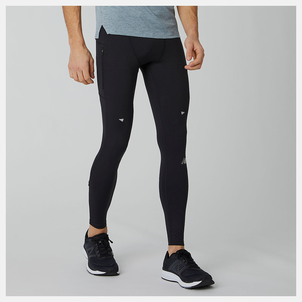 Black Impact Run Tight / New Balance Men
