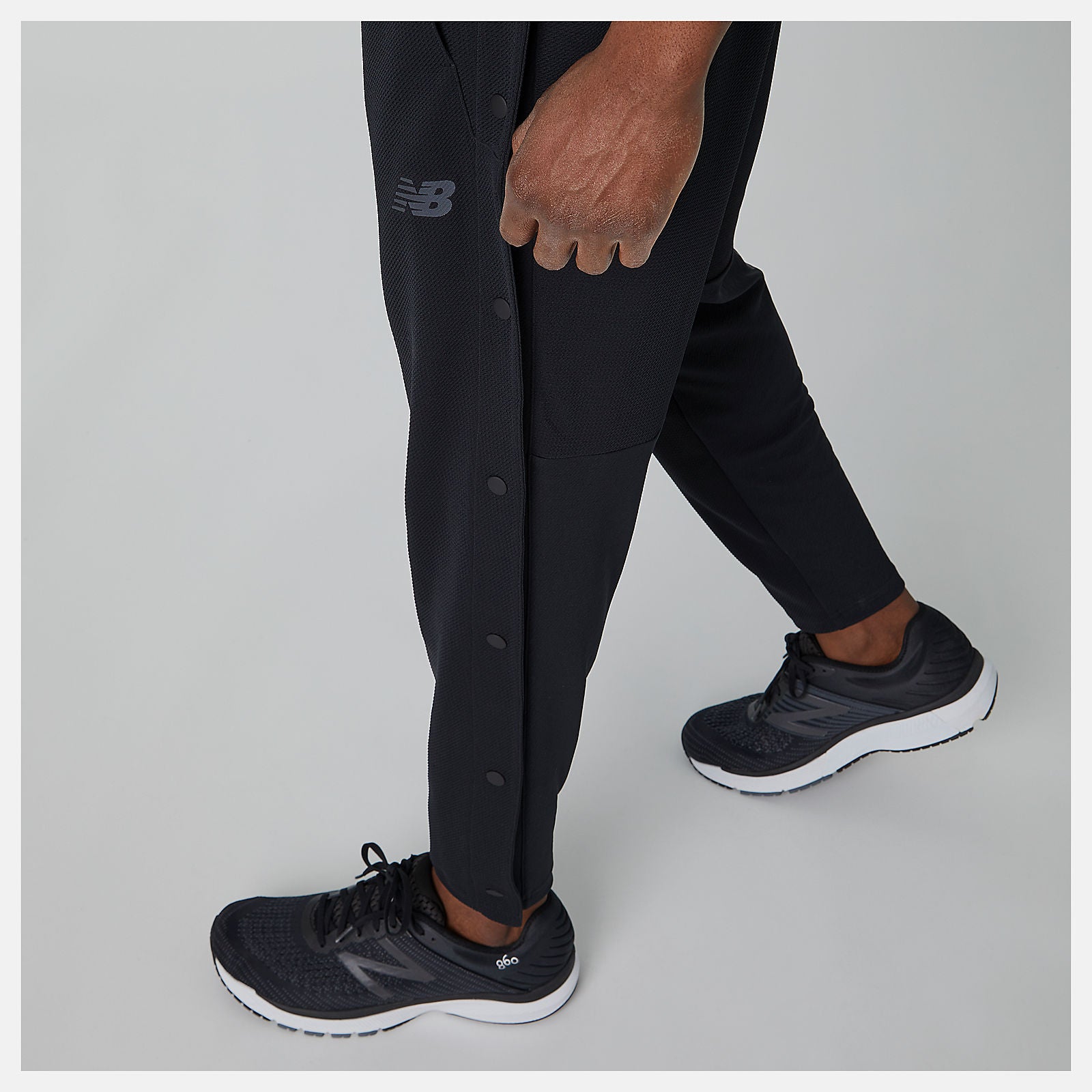 Black NB Basketball Finisher Tearaway Pant / New Balance Men