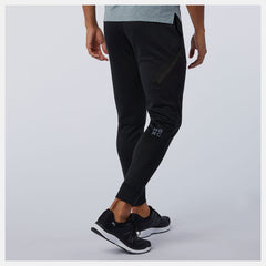 Black Heather Q Speed Run Pant / New Balance Men