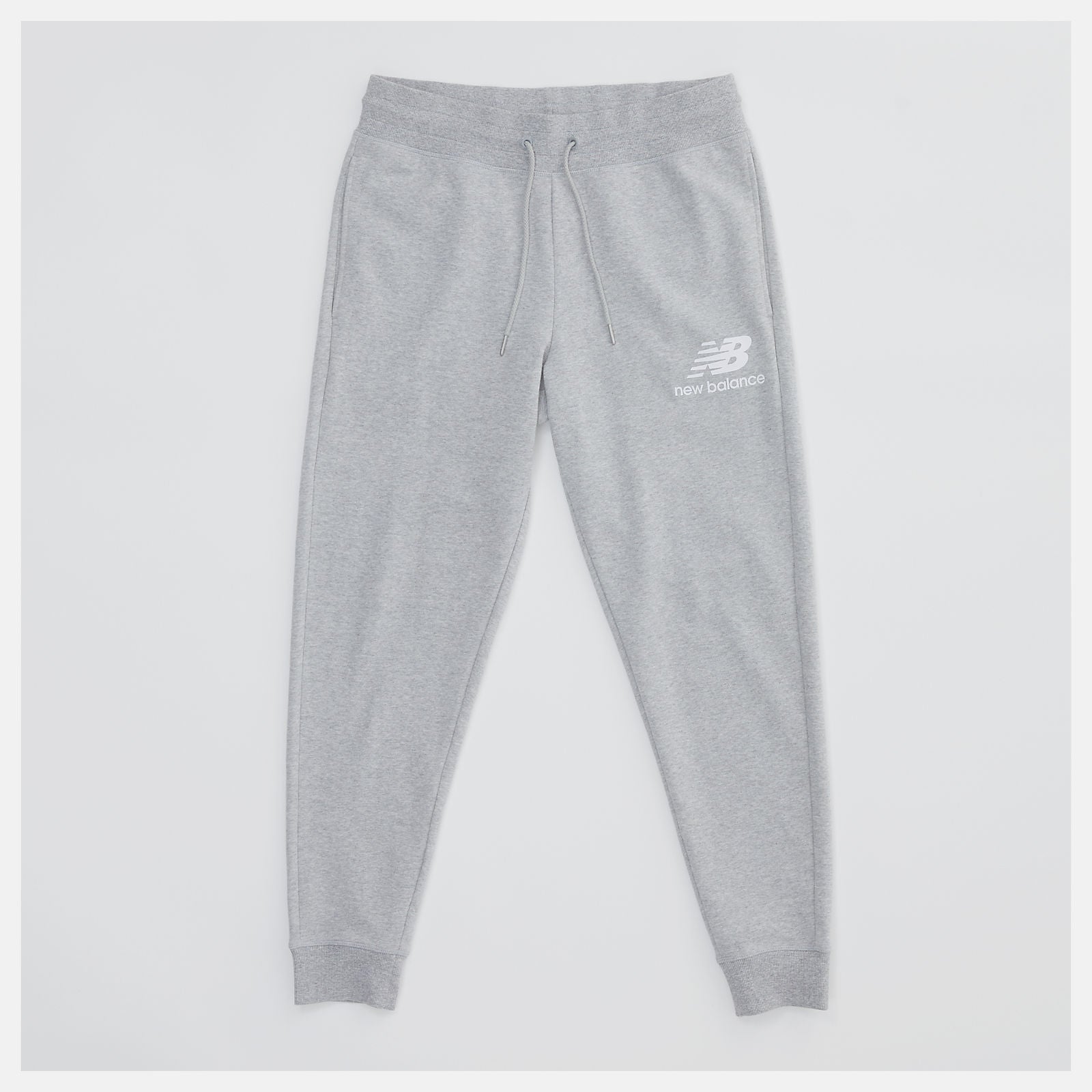 Athletic Grey Essentials Stacked Logo Sweatpant / New Balance Men