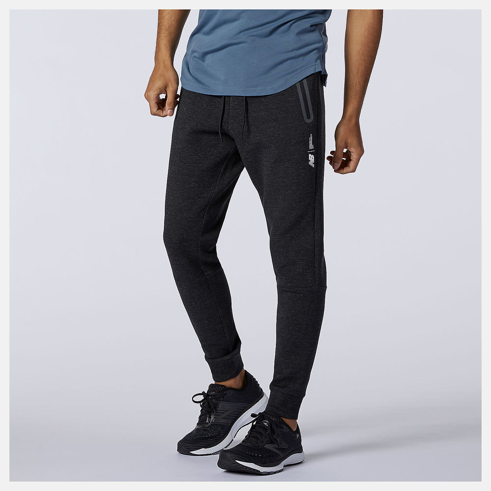 Black Heather Fortitech Fleece Pant / New Balance Men