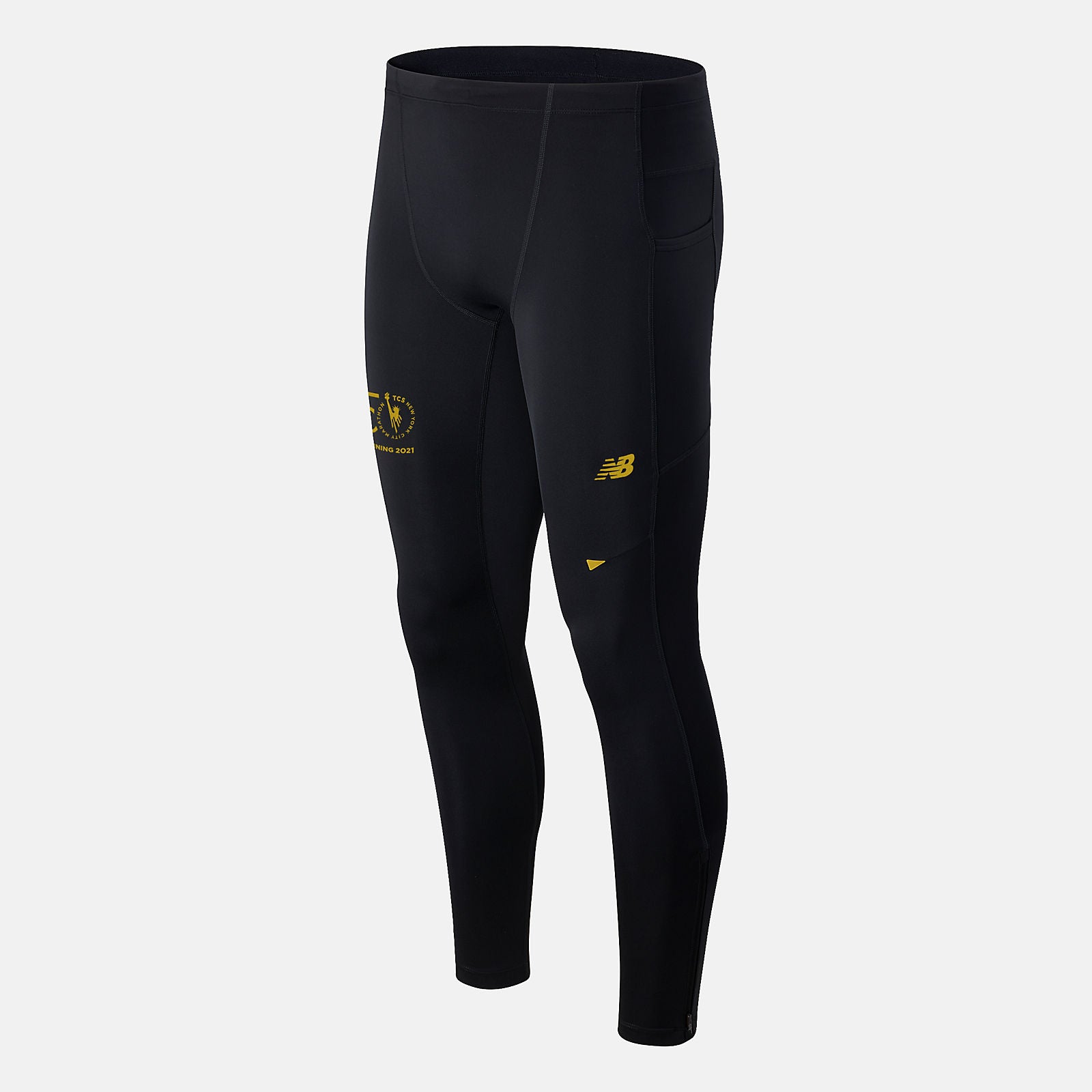 Black NYC Marathon Training Impact Run Tight / New Balance Men