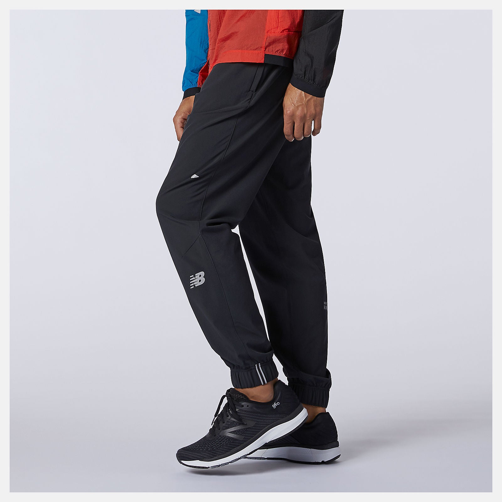 Black Impact Run Woven Pant / New Balance Men