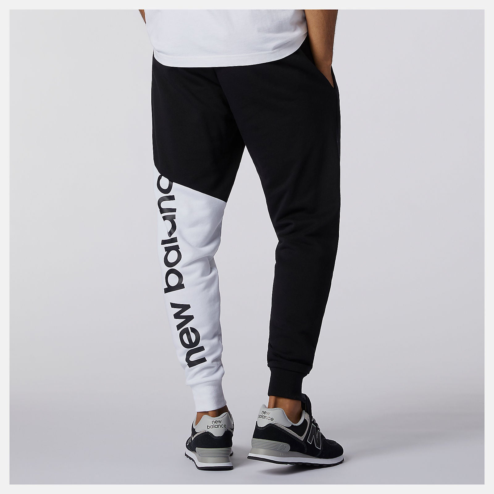 Black Multi NB Athletics Splice Pant / New Balance Men