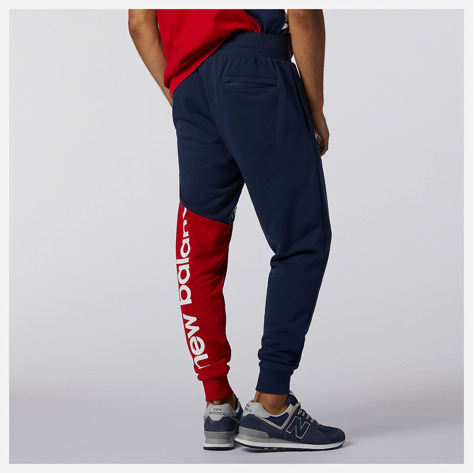 Team Red Inline NB Athletics Splice Pant / New Balance Men