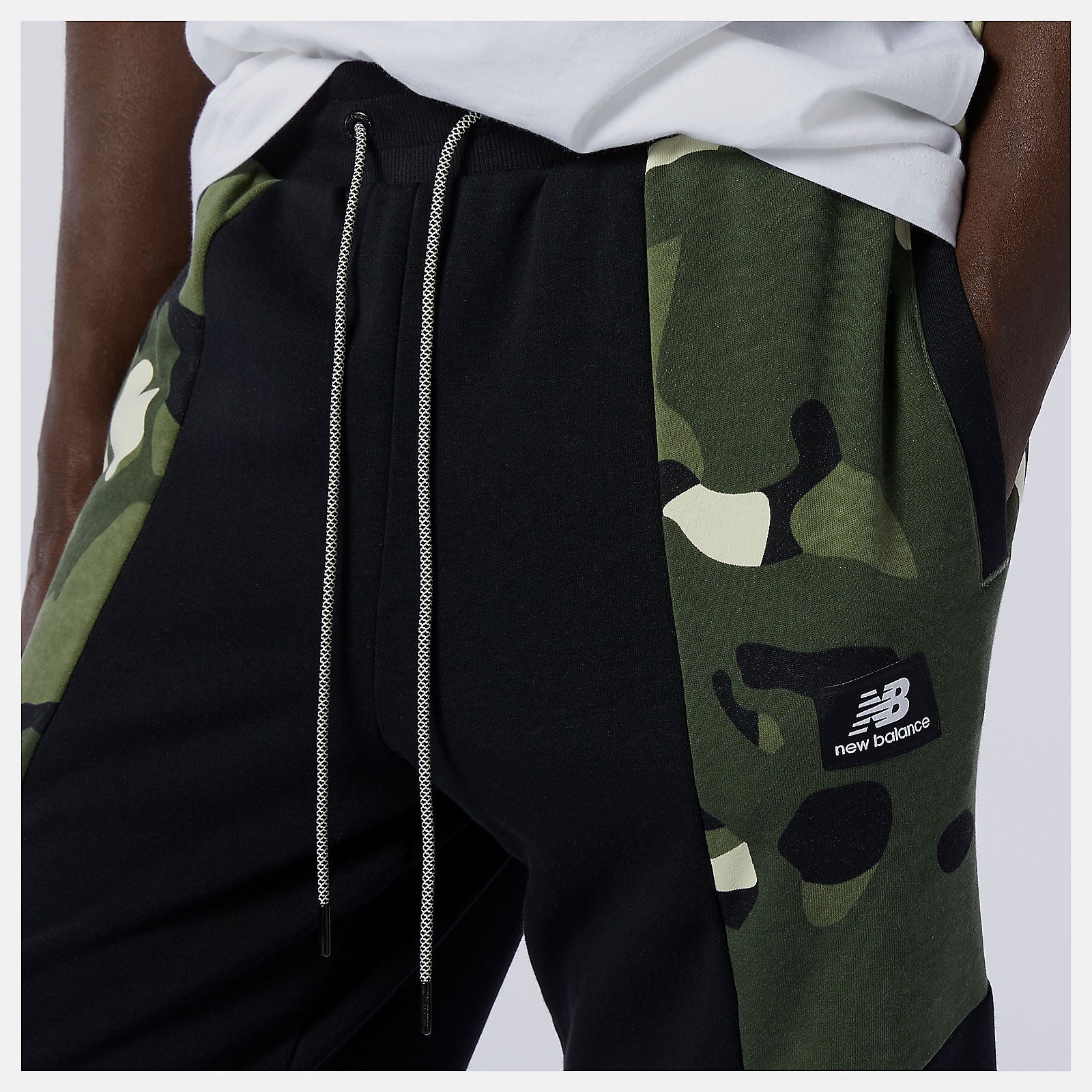 Black/Magnet NB Essential Camo Sweatpant / New Balance Men