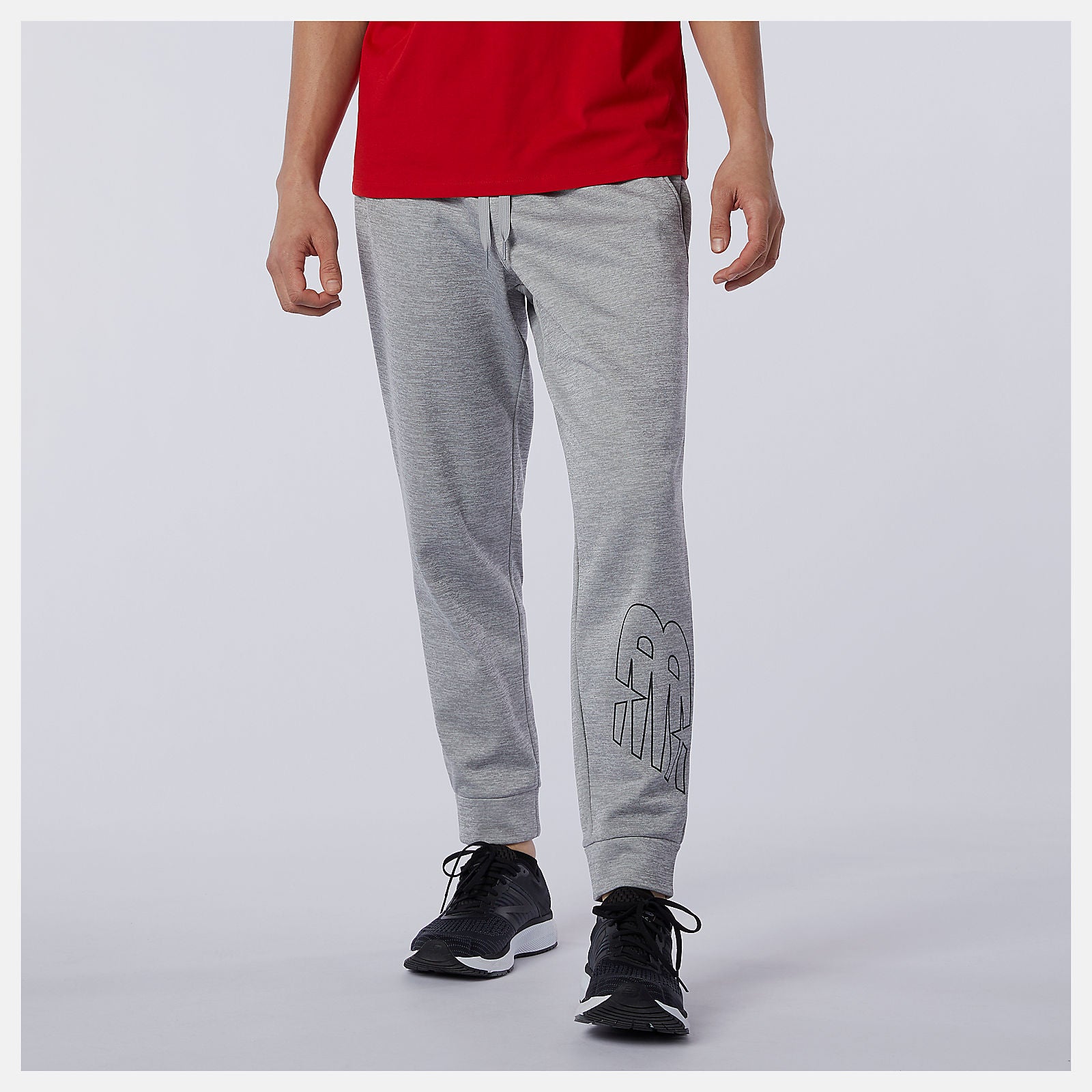 Athletic Grey Tenacity Performance Fleece Pant / New Balance Men