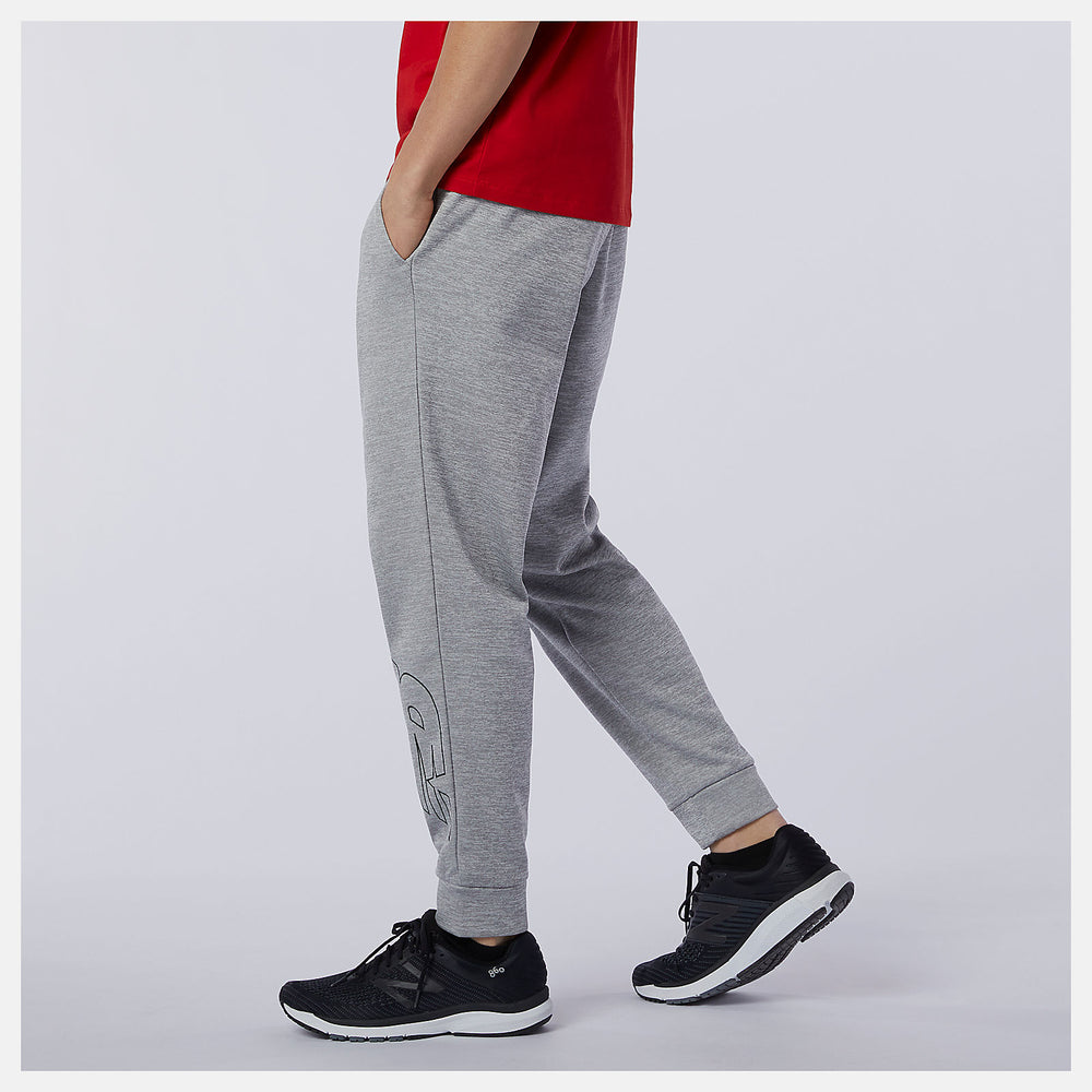 Athletic Grey Tenacity Performance Fleece Pant / New Balance Men