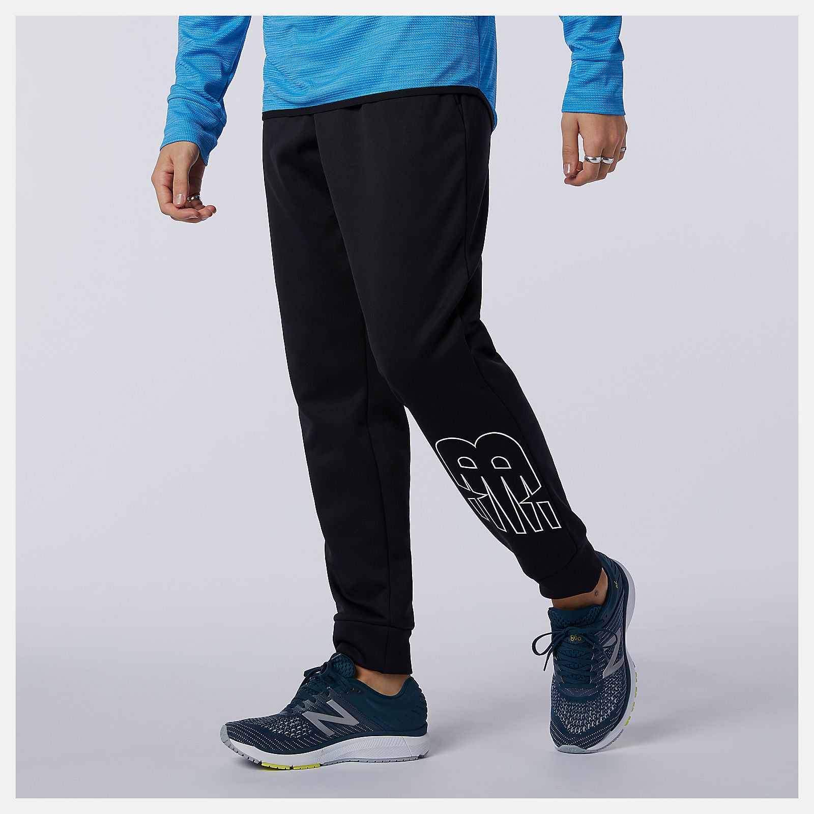 Black Tenacity Performance Fleece Pant / New Balance Men