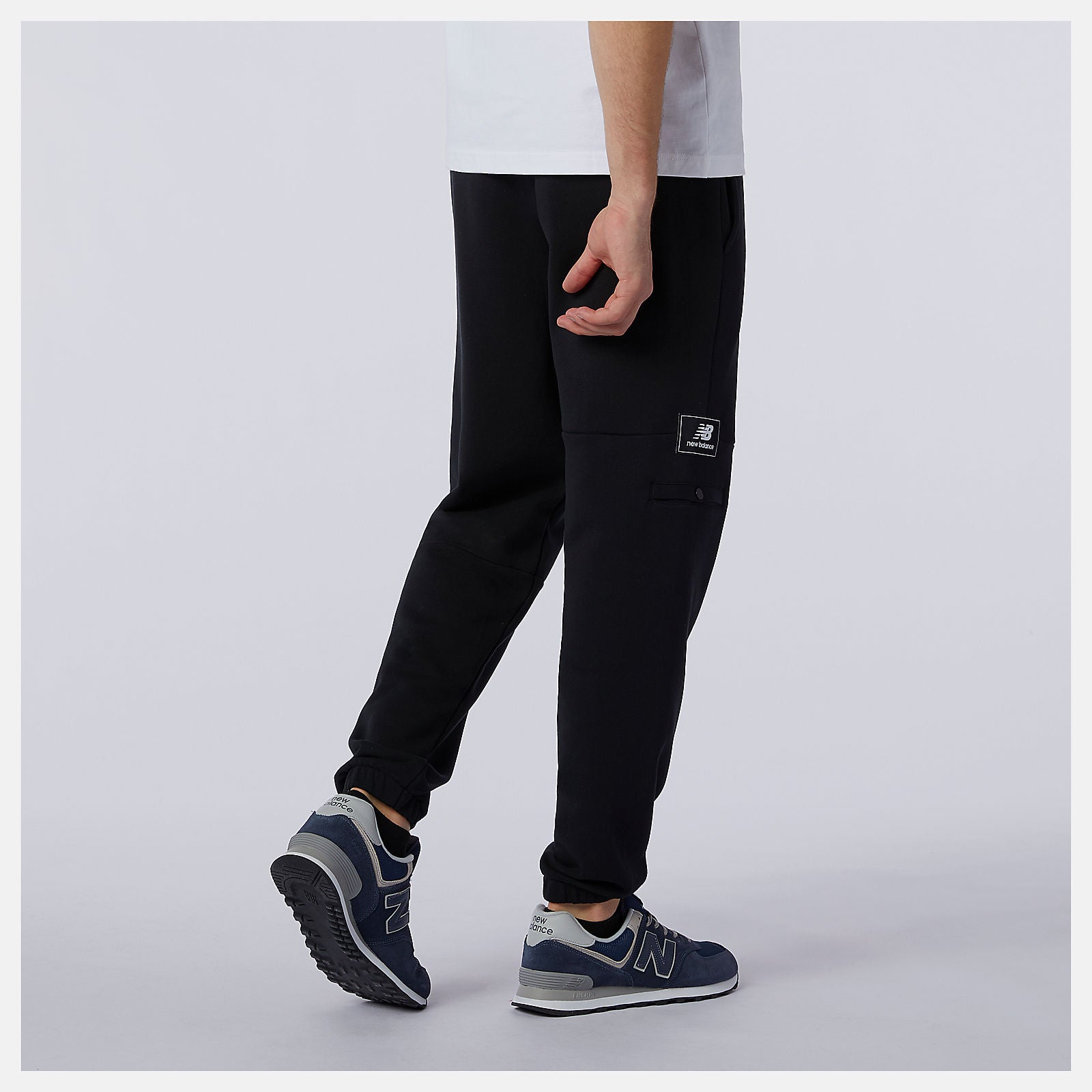 Black NB Athletics Higher Learning Fleece Pant / New Balance Men