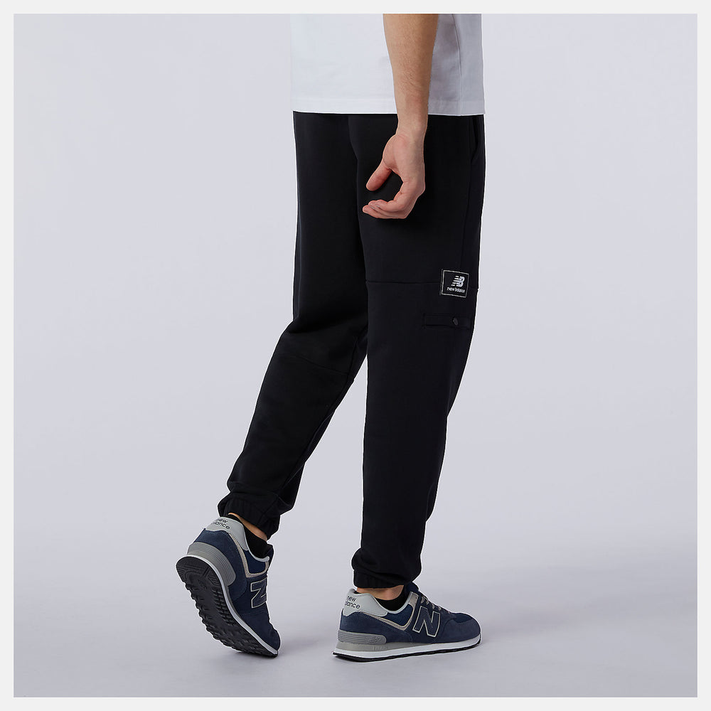 Black NB Athletics Higher Learning Fleece Pant / New Balance Men
