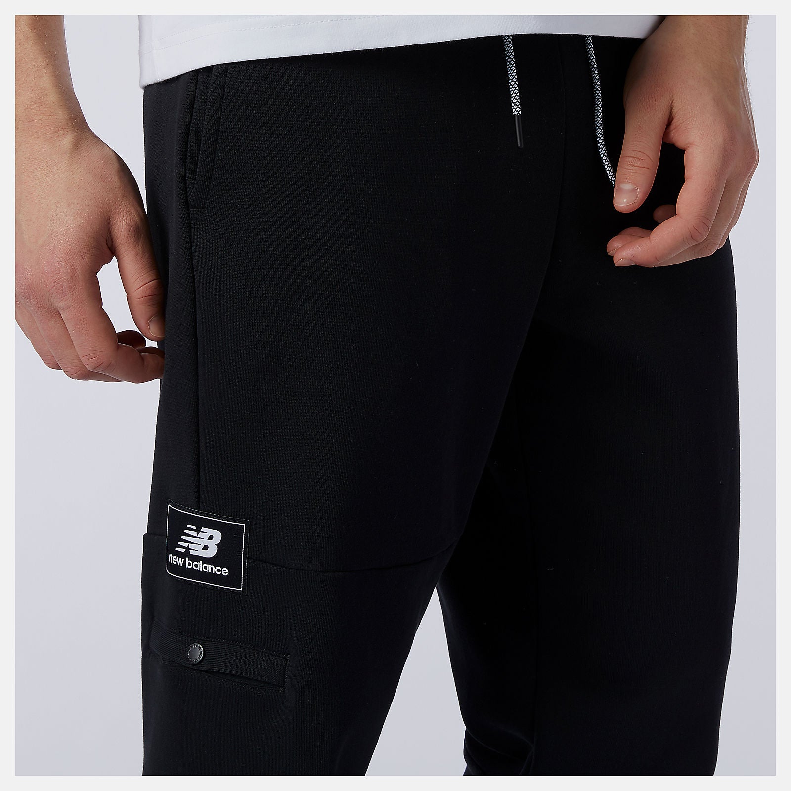 Black NB Athletics Higher Learning Fleece Pant / New Balance Men