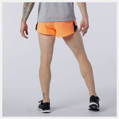 Citrus Punch Impact Run 3 Inch Split Short / New Balance Men