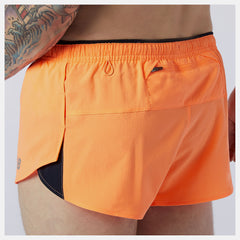 Citrus Punch Impact Run 3 Inch Split Short / New Balance Men