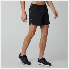 Black Impact Run 5 Inch Short / New Balance Men