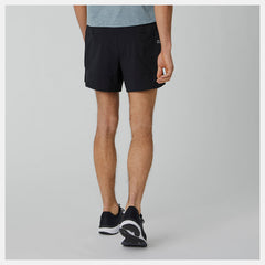Black Impact Run 5 Inch Short / New Balance Men