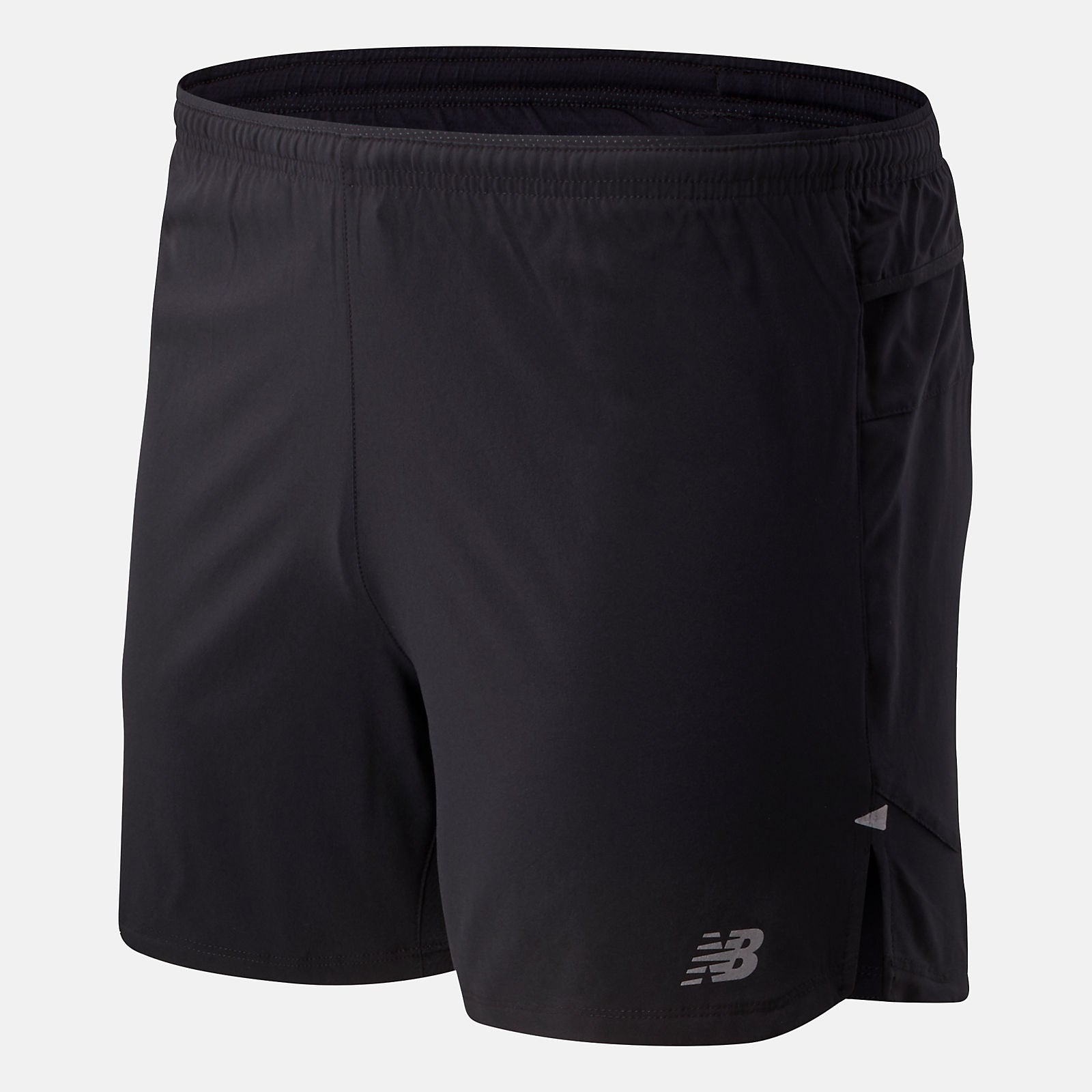 Black Impact Run 5 Inch Short / New Balance Men