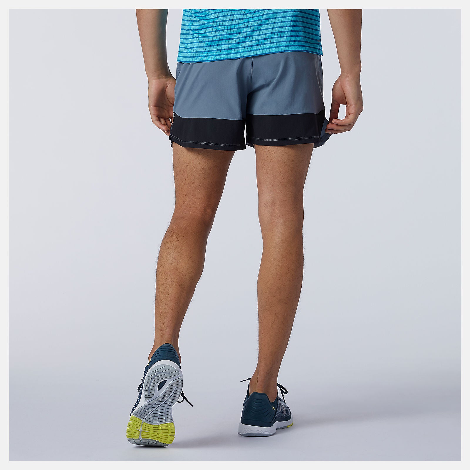 Ocean Grey Impact Run 5 Inch Short / New Balance Men