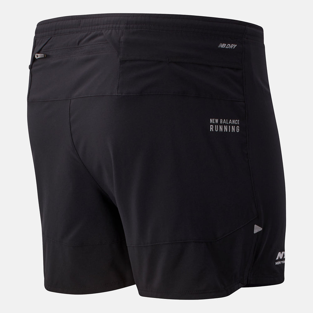 Black RFL Impact Run 5 Inch Short / New Balance Men