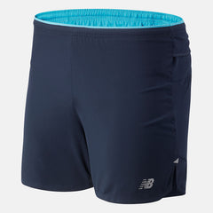Eclipse Multi Printed Impact Run 5 Inch Short / New Balance Men