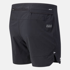 Black Run For Life Impact Run 7 inch Short / New Balance Men