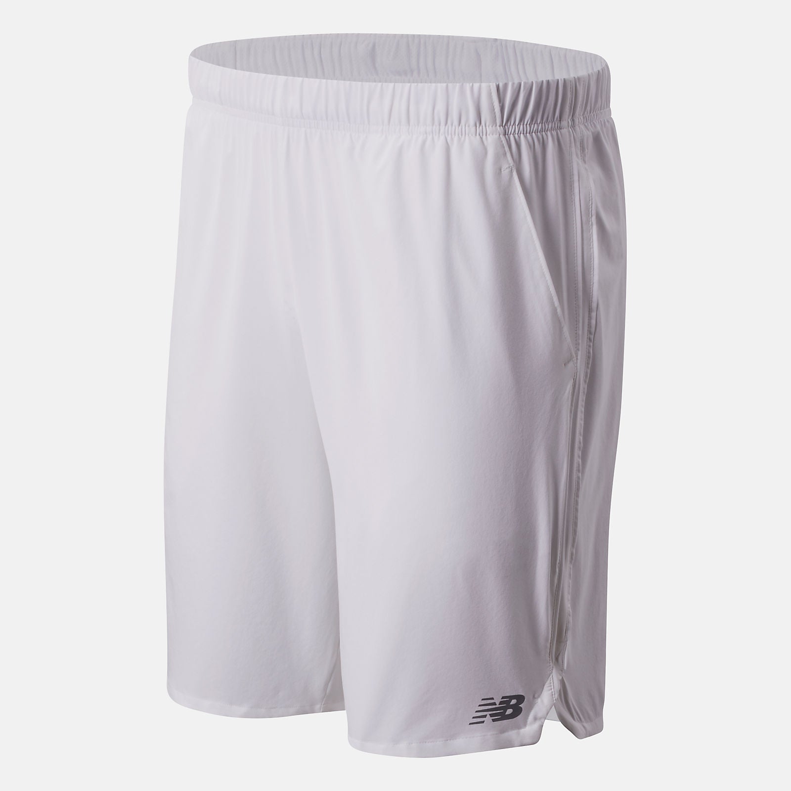 White 9 Inch Rally Short / New Balance Men