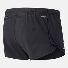 Black NYC Marathon Impact Run 3 inch Split Short / New Balance Men