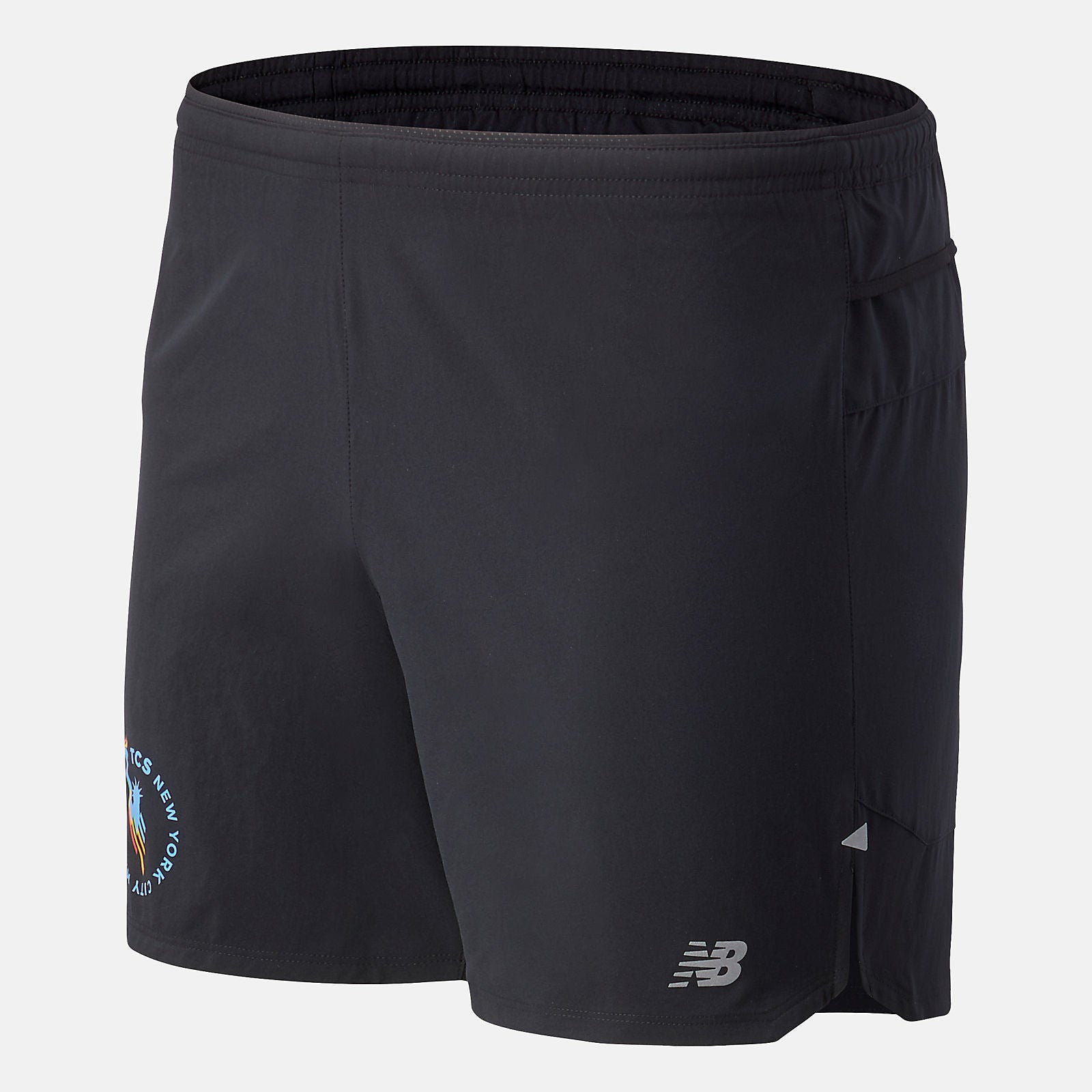 Black NYC Marathon Impact Run 5 inch Short / New Balance Men