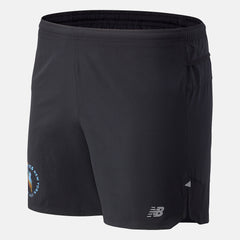 Black NYC Marathon Impact Run 5 inch Short / New Balance Men